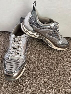 Sandro Flame Silver Sneakers